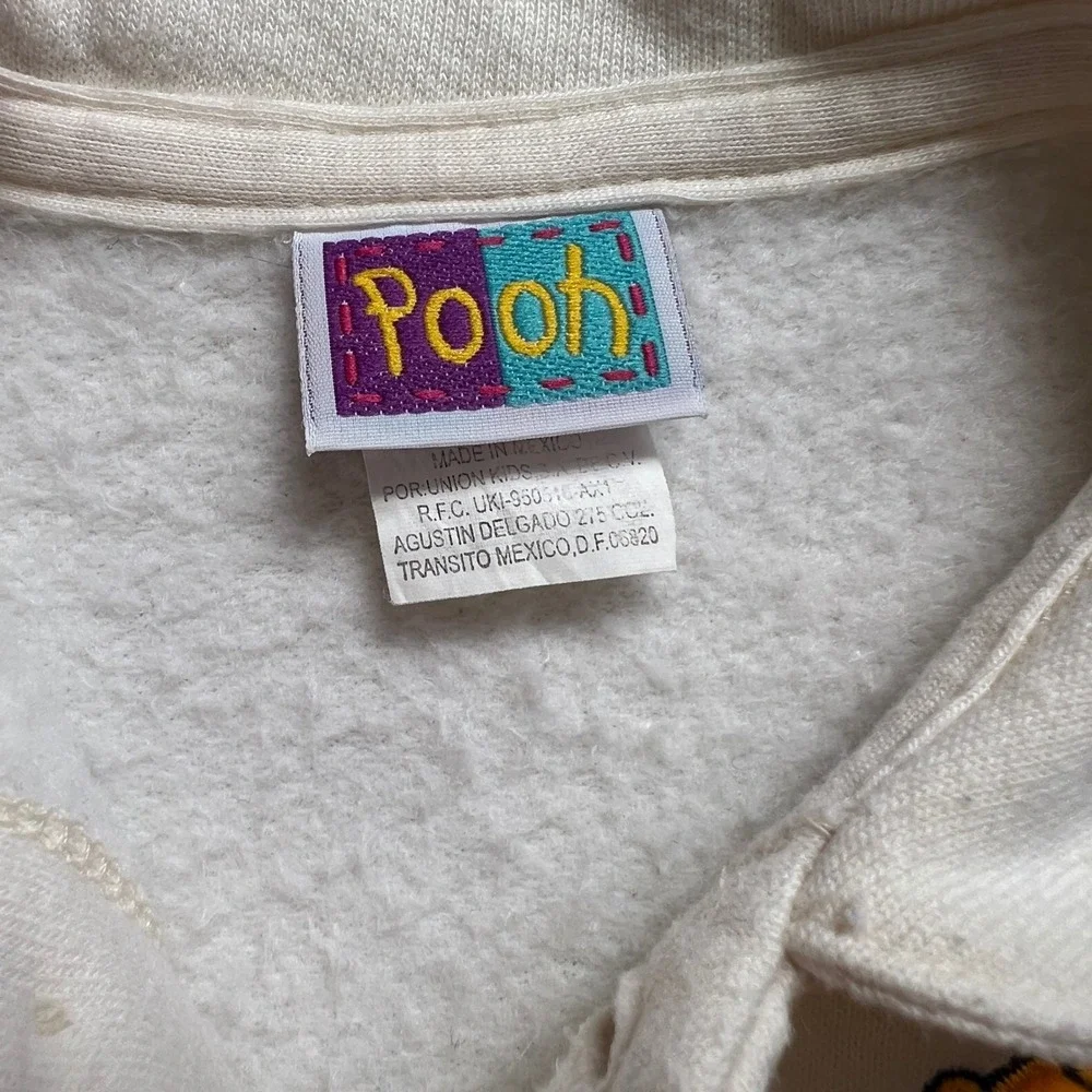 Vintage Winnie the Pooh Baby Bundle Sleeper Bodysuits Blanket Set White Yellow